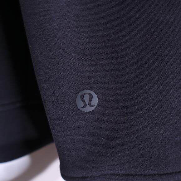 LULULEMON Perfectly Oversized Crew Neck Sweatshirt Black Athleisure Women's 4 - Picture 9 of 9